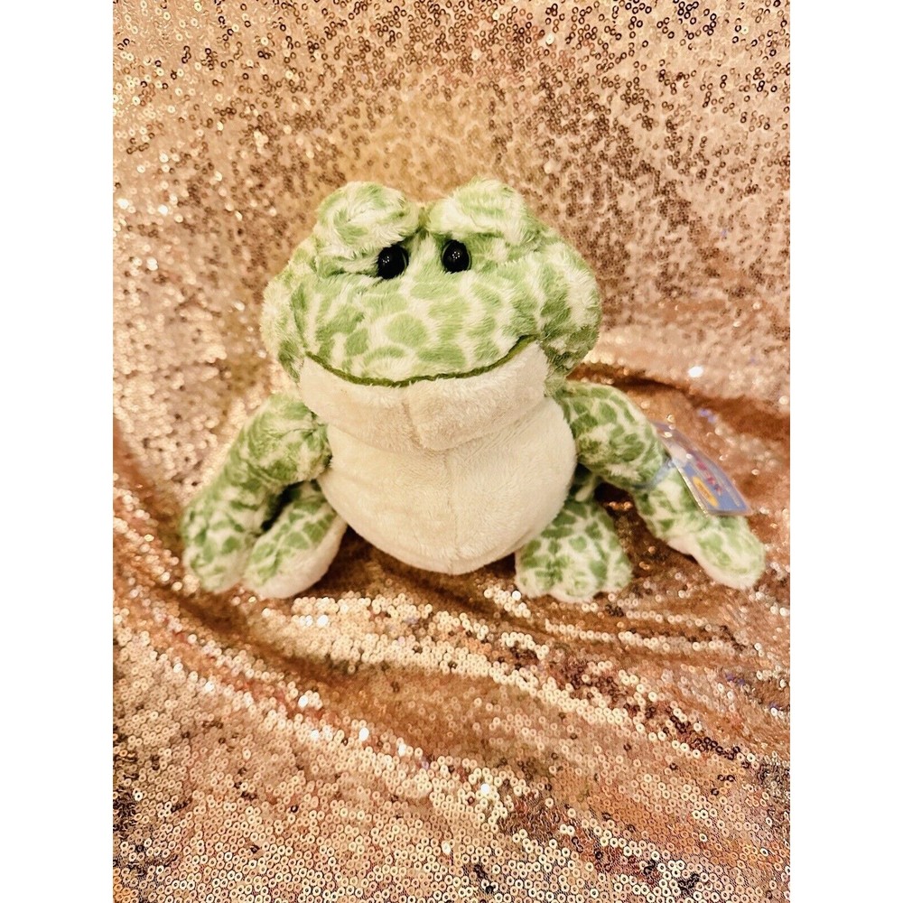 Ganz Webkinz Spotted Frog With Code And Tag Plush Stuffed Animal P12